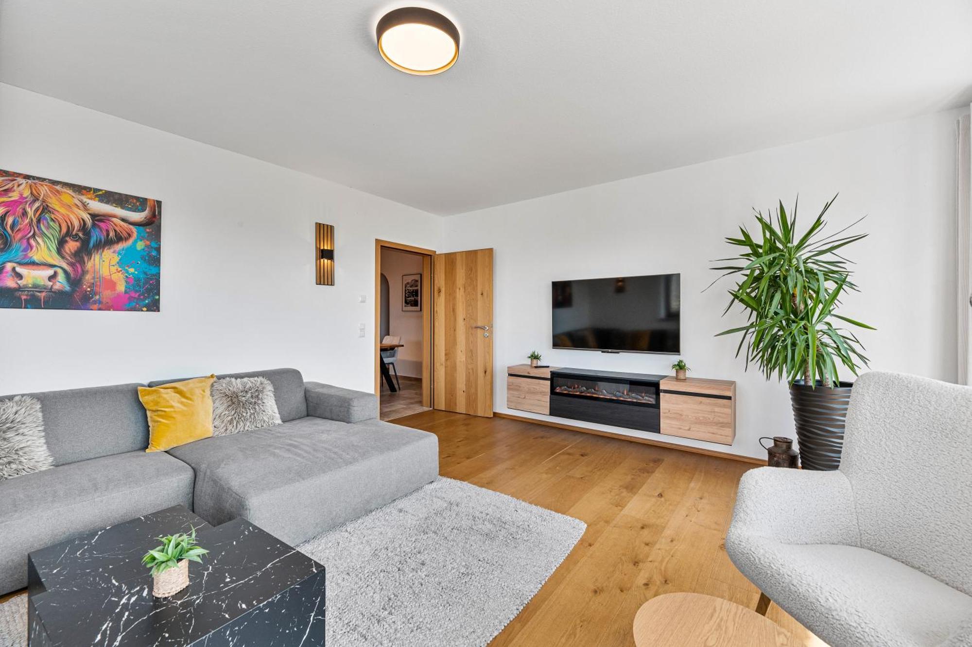 Apartment Am - Seeblick Bergblick Modern Neu Seeon-Seebruck